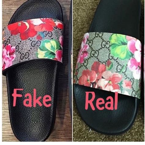 fake gucci women's slides|the real gucci slides.